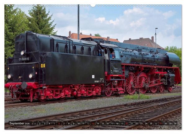 Produktbild: Unter Dampf - Eisenbahnromantik aus vergangener Zeit (hochwertiger Premium Wandkalender 2026 DIN A2 quer), Kunstdruck in Hochglanz