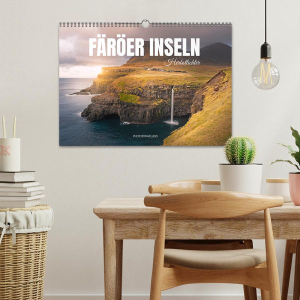 Produktbild: F&Auml;R&Ouml;ER INSELN - Herbstlichter (Wandkalender 2026 DIN A3 quer), CALVENDO Monatskalender