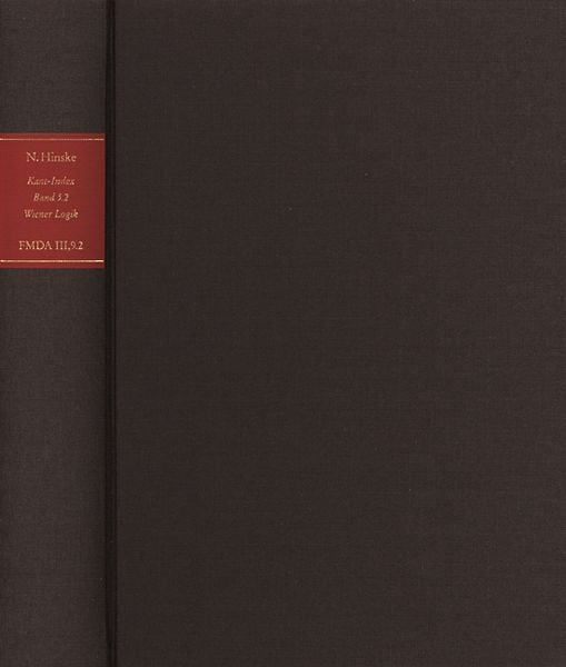 Produktbild: Indices. Kant-Index. Section 1: Indices zum Kantschen Logikcorpus. Band 5.2: Kon