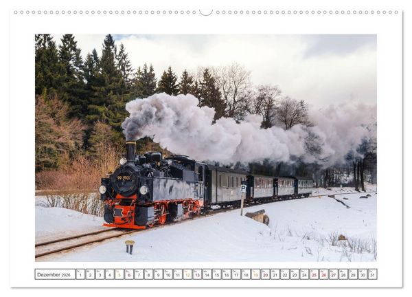 Produktbild: Museumsbahnen auf Tour (Wandkalender 2026 DIN A2 quer), CALVENDO Monatskalender
