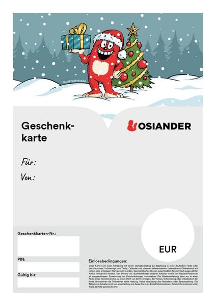 Geschenkkarte Weihnachten Lumbatsch PDF