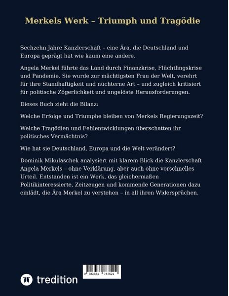 Produktbild: Merkels Werk - Triumph und Trag&ouml;die