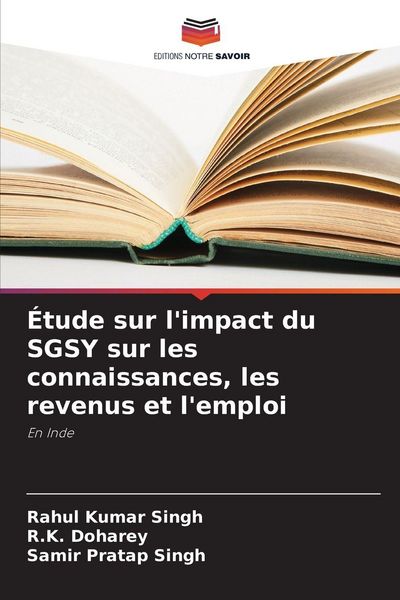 Produktbild: &Eacute;tude sur l'impact du SGSY sur les connaissances, les revenus et l'emploi