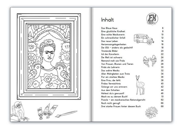 Produktbild: Frida Kahlo - Die Malerin im Blumenmeer