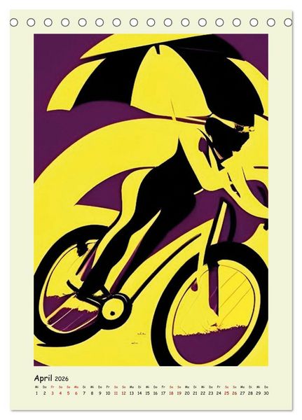 Produktbild: Geliebter Radsport (Tischkalender 2026 DIN A5 hoch), CALVENDO Monatskalender