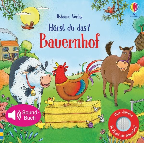 Hörst du das? Bauernhof, Gebundene Ausgabe von Sam Taplin, Usborne, 978-1-78941-393-9
