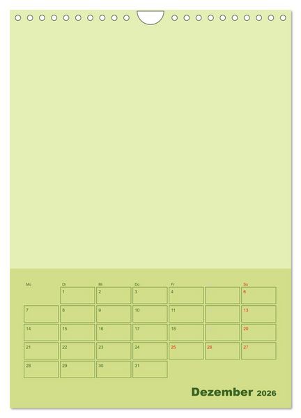 Produktbild: Bastel Terminkalender (Wandkalender 2026 DIN A4 hoch), CALVENDO Monatskalender