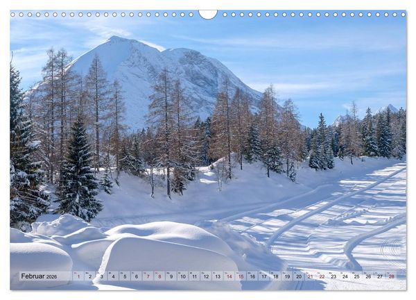 Produktbild: Schneeliebe (Wandkalender 2026 DIN A3 quer), CALVENDO Monatskalender