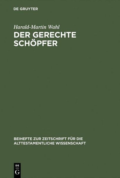 Produktbild: Der gerechte Sch&ouml;pfer