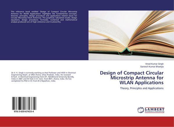 Produktbild: Design of Compact Circular Microstrip Antenna for WLAN Applications
