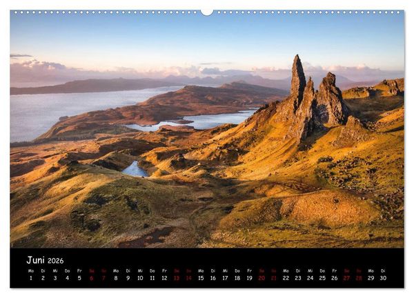 Produktbild: Schottland zum Verlieben (hochwertiger Premium Wandkalender 2026 DIN A2 quer), Kunstdruck in Hochglanz