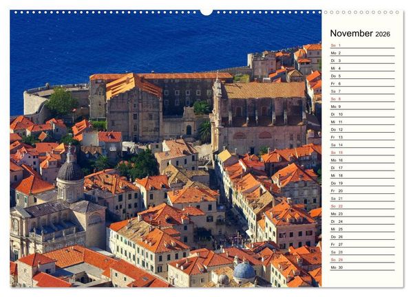 Produktbild: Dubrovnik - Perle der Adria (hochwertiger Premium Wandkalender 2026 DIN A2 quer), Kunstdruck in Hochglanz