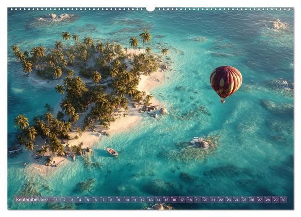 Produktbild: Vom Wind getragen (Wandkalender 2027 DIN A2 quer), CALVENDO Monatskalender