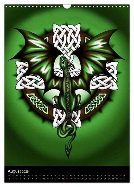 Produktbild: Drachen (Wandkalender 2026 DIN A3 hoch), CALVENDO Monatskalender