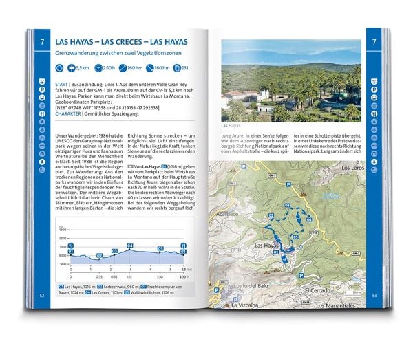 Produktbild: KOMPASS Wanderführer La Gomera, 75 Touren mit Extra-Tourenkarte