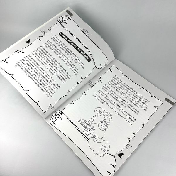 Produktbild: Dein Escape-Room-Malbuch &ndash; Flucht von der Geisterinsel