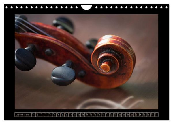 Produktbild: eine Violine (Wandkalender 2026 DIN A4 quer), CALVENDO Monatskalender