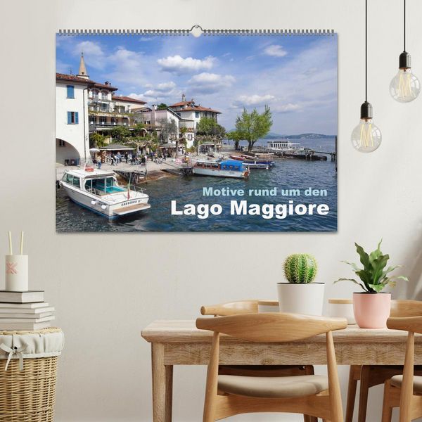 Produktbild: Motive rund um den See Lago Maggiore (Wandkalender 2026 DIN A2 quer), CALVENDO Monatskalender