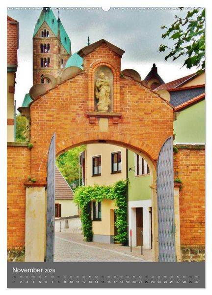 Produktbild: Kirchen und Kl&ouml;ster deutsche Kleinode (Wandkalender 2026 DIN A2 hoch), CALVENDO Monatskalender
