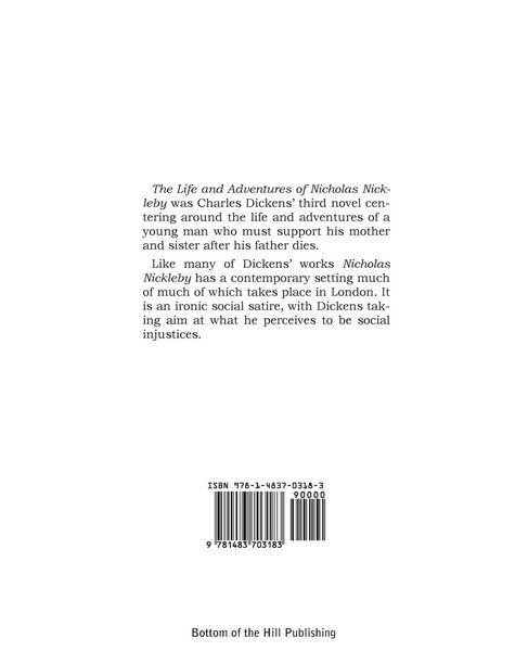Produktbild: The Life and Adventures of Nicholas Nickleby