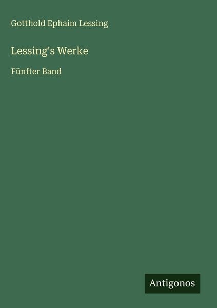 Produktbild: Lessing's Werke