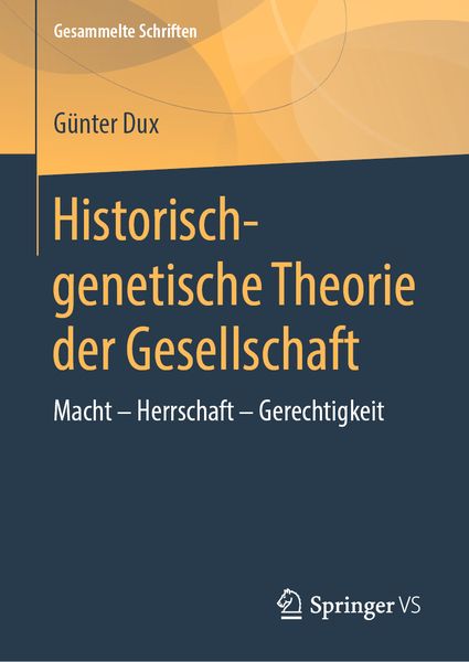 Produktbild: Historisch-genetische Theorie der Gesellschaft