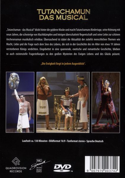 Produktbild: Tutanchamun - Das Musical: Die Ewigkeit liegt in jedem Augenblick