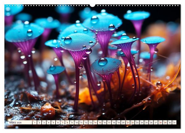 Produktbild: Wunderwelt Mikrokosmos (hochwertiger Premium Wandkalender 2026 DIN A2 quer), Kunstdruck in Hochglanz