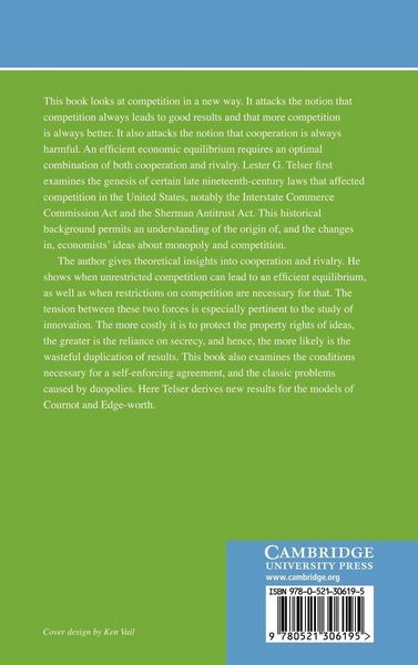 Produktbild: A Theory of Efficient Cooperation and Competition