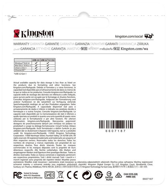 Produktbild: Kingston DataTraveler Kyson USB-Stick Retail 512GB Silber DTKN/512GB USB-A (USB 3.2 Gen 1)