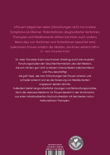 Produktbild: Die bessere Medizin f&uuml;r Frauen