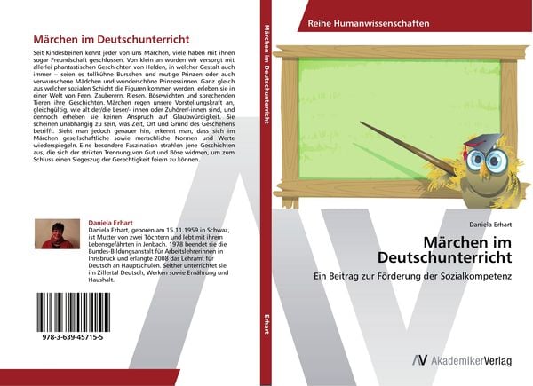 Märchen im Deutschunterricht, Taschenbuch von Daniela Erhart, AV Akademikerverlag, 9783639457155