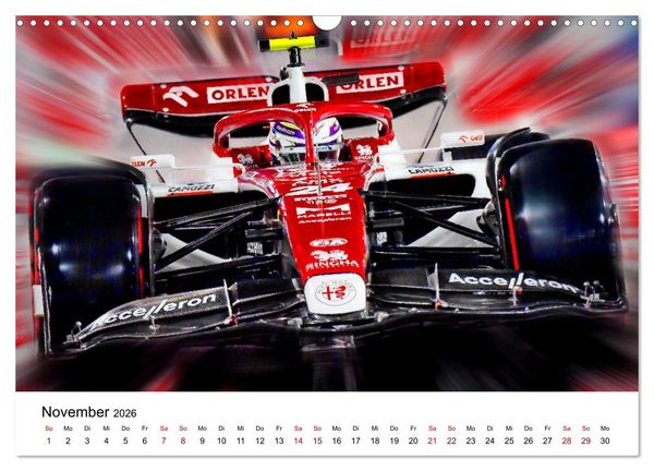 Produktbild: Adrenalin pur und Puls 200 (Wandkalender 2026 DIN A3 quer), CALVENDO Monatskalender