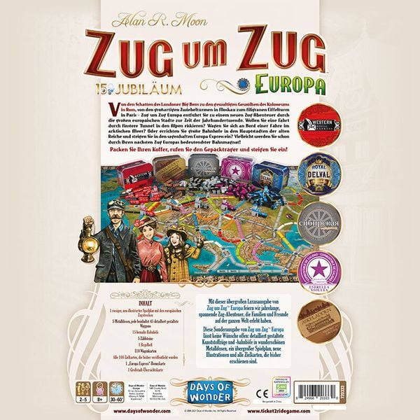 Produktbild: Zug um Zug Europa 15. Jubil&auml;um
