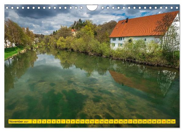Produktbild: Scheer - Keinstadt im Naturpark Obere Donau (Wandkalender 2027 DIN A4 quer), CALVENDO Monatskalender