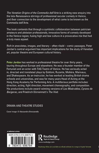 Produktbild: The Venetian Origins of the Commedia dell'Arte