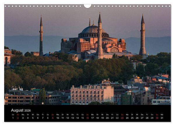 Produktbild: Istanbul - Stadt am Bosporus (Wandkalender 2026 DIN A3 quer), CALVENDO Monatskalender