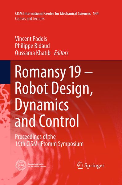 Produktbild: Romansy 19 - Robot Design, Dynamics and Control