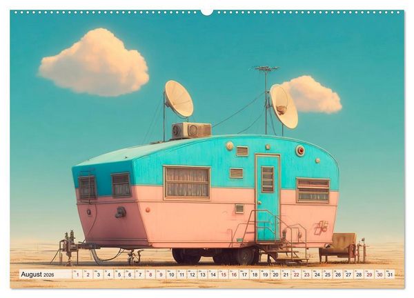 Produktbild: Caravanesque (Wandkalender 2026 DIN A2 quer), CALVENDO Monatskalender