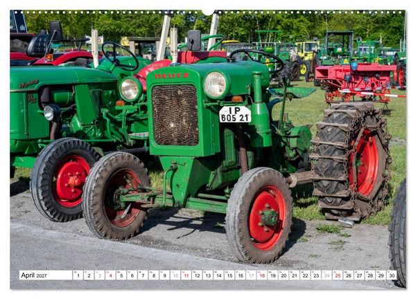 Produktbild: Alte Deutz Traktoren mit Charakter (Wandkalender 2027 DIN A2 quer), CALVENDO Monatskalender