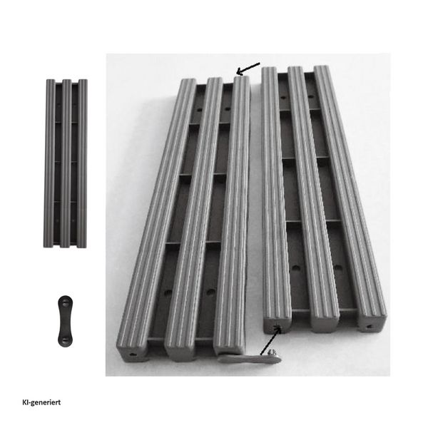 Produktbild: HTI-Living HTI-Living Gartenweg 520 cm Holzbohlenoptik Grau