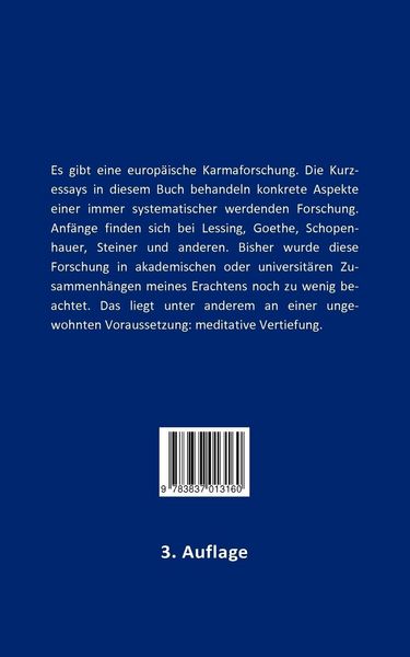 Produktbild: Europ&auml;ische Karmaforschung