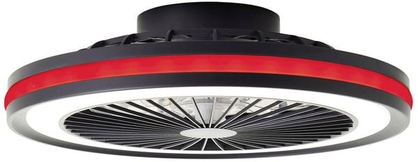 Produktbild: Brilliant G99280/06 Palmero LED-Deckenleuchte mit Ventilator LED-Modul 40W Schwarz