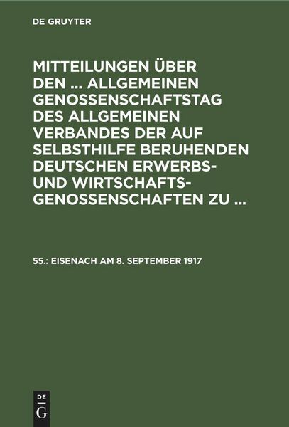 Produktbild: Eisenach am 8. September 1917