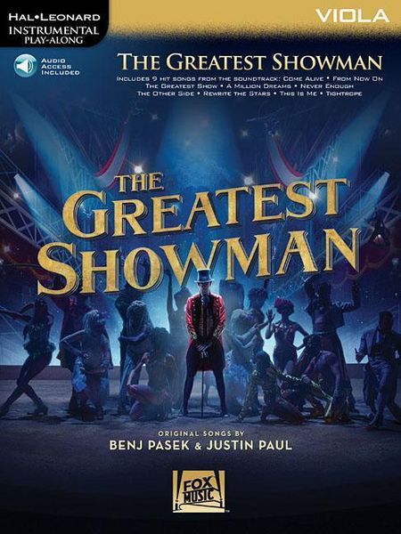 Produktbild: The Greatest Showman Instrumental Play-Along Series for Viola Book/Online Audio