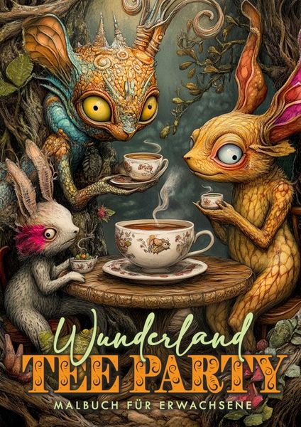 Produktbild: Wunderland Tee Party Malbuch f&uuml;r Erwachsene