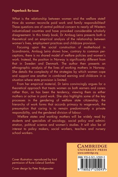Produktbild: Welfare States and Working Mothers