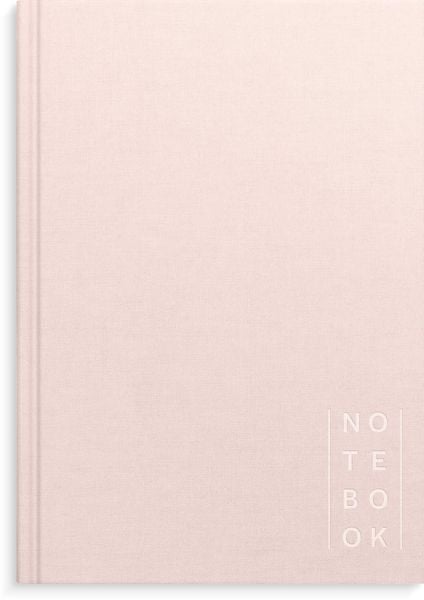 Produktbild: Burde Notizbuch Textil pink liniert A5