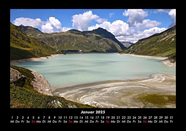 Produktbild: Bergige Welten 2025 Fotokalender DIN A3