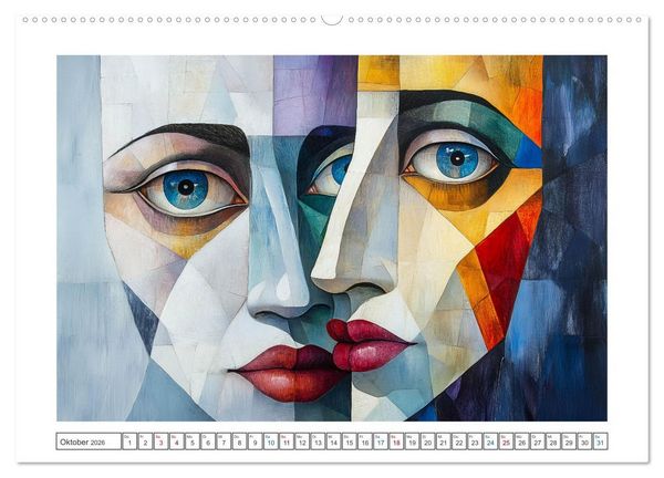 Produktbild: Seelenblicke (hochwertiger Premium Wandkalender 2026 DIN A2 quer), Kunstdruck in Hochglanz
